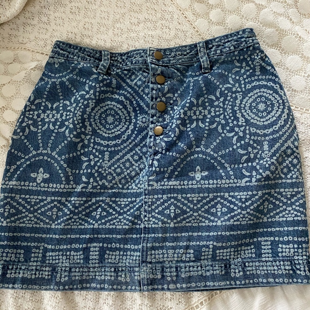 Free People Denim Skirt